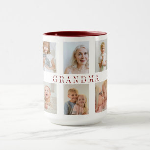 Personalized Grandma Combo Mug   Custom Photos