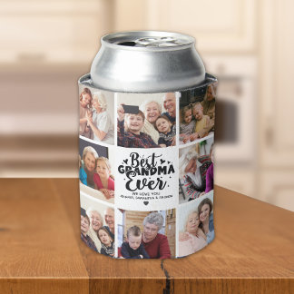 Personalized Grandma Photo | Best Grandma Ever Can Cooler