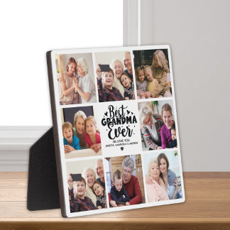 Personalized Grandma Photo | Best Grandma Ever Plaque