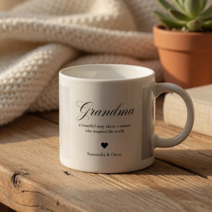 Personalized Grandma Photo Mug Custom Grandmother 