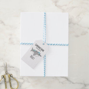 Personalized Grandma Shark Doo Doo Doo Gift Tags