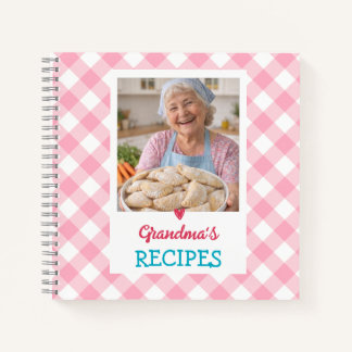 PERSONALIZED Grandma's Recipe Book (ADD YOU PHOTO)