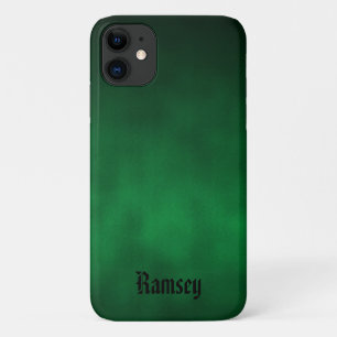 Personalized Green Gothic Ombre Art Case-Mate iPhone Case