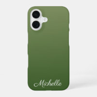 Personalized green ombre