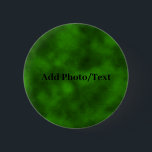 Personalized Green Velvet Add Your Photo or Text 6 Cm Round Badge<br><div class="desc">Personalized Green Velvet Add Your Photo or Text button</div>