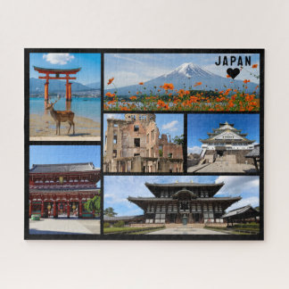Personalized, Greetings from Japan Postcard Jigsaw Puzzle