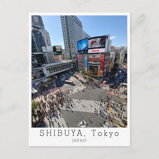 Personalized, Greetings from TOKYO Shibuya, Japan Postcard (Front)