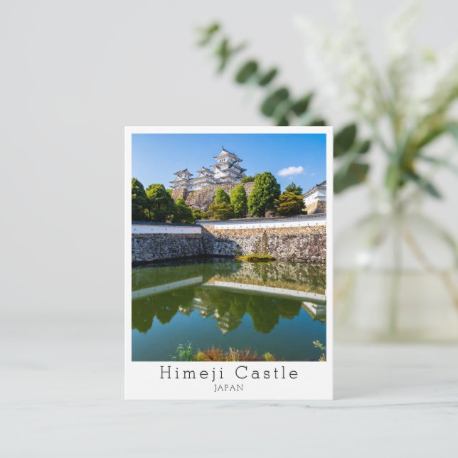 Personalized, Greetings Himeji Castle, Japan Postcard (Standing Front)