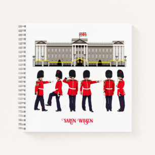 Personalized Grenadier Guards on Parade  Notebook