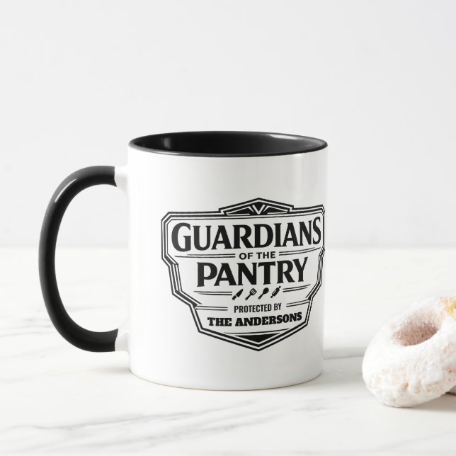 Personalized Guardians of the Pantry Mug (With Donut)