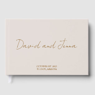 Personalized Guest Book, Custom Wedding Guestbook 