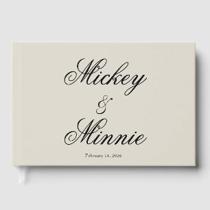 Personalized Guest Book with Custom Text and Photo