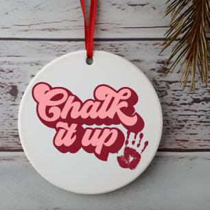 Personalized Gymnastics Decoration, Custom Gymnast Ceramic Tree Decoration