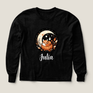 Personalized Halloween Fox and Ghost 