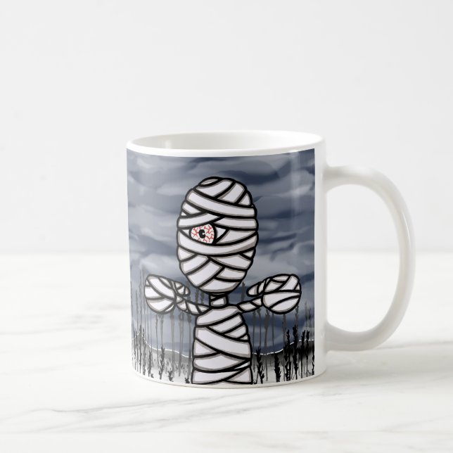 Personalized Halloween Horror Creepy Mommy Mug (Right)