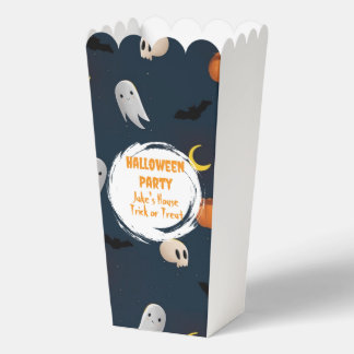 Personalized Halloween Party Items Spooky Favour Box