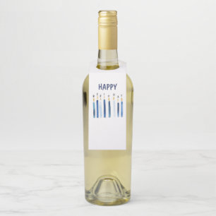 Personalized Happy Birthday Bottle Hanger Tags