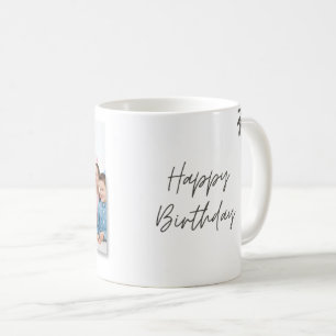 Personalized Happy Birthday Photo Mug Custom Pic