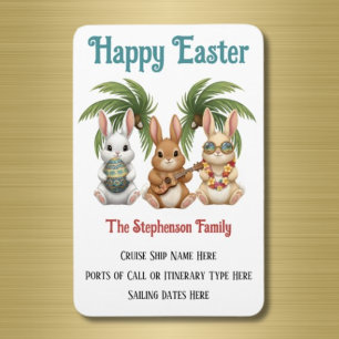 Personalized Happy Easter Cruise Door Magnet
