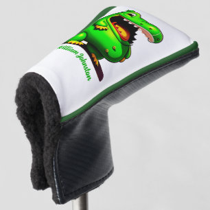 Personalized Happy Gator Golf Putter Cover