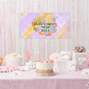 PERSONALIZED HAPPY NEW YEAR 20XX BANNER