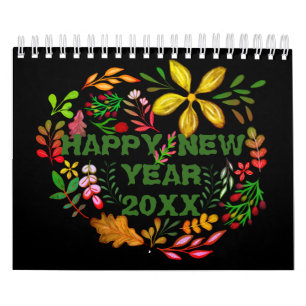 PERSONALIZED HAPPY NEW YEAR 20XX CALENDAR