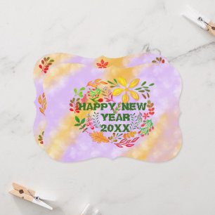 PERSONALIZED HAPPY NEW YEAR 20XX CARD
