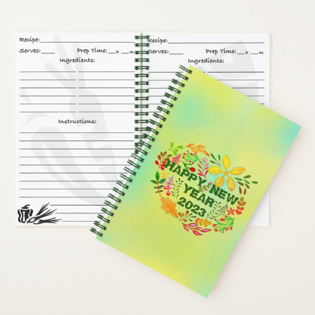 PERSONALIZED HAPPY NEW YEAR 20XX NOTEBOOK (Inside)