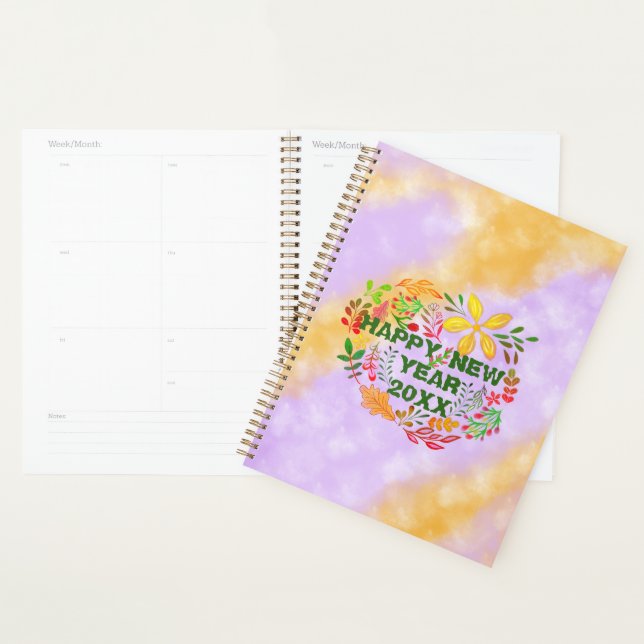PERSONALIZED HAPPY NEW YEAR 20XX PLANNER (Display)