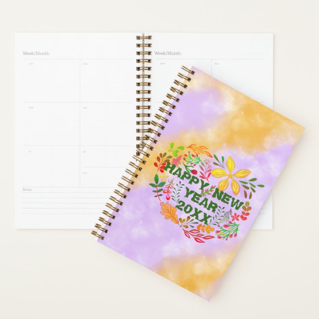 PERSONALIZED HAPPY NEW YEAR 20XX PLANNER (Display)