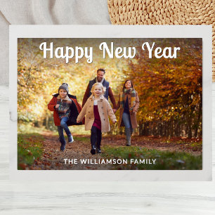 Personalized Happy New Year Family Photo