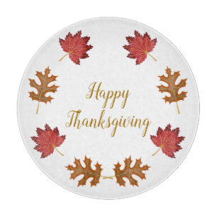 Personalized Happy Thanksgiving Cutting Board