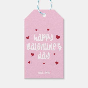 Personalized Happy Valentine's Day Gift Tags