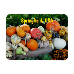 Personalized Harvest Colors Magnet