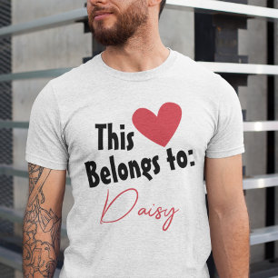 Personalized Heartbeat: A Special Gift for Him T-Shirt