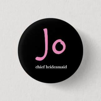 Personalized hens night button