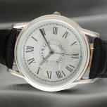 Personalized His & Hers Roman Numeral Watch<br><div class="desc">Personalized His & Hers Roman Numeral Watch – Custom Couples Gift for Wedding, Anniversary, or Engagement. Celebrate a timeless love with our His & Hers Personalized Roman Numeral Watch — a meaningful keepsake designed for weddings, anniversaries, engagements, or simply to mark a special moment shared between two hearts. This elegant...</div>