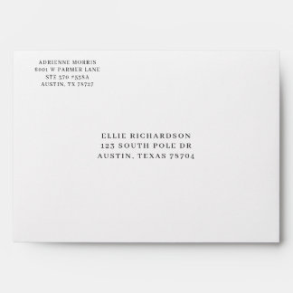 Personalized Holiday Envelope