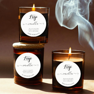 Personalized Homemade Candles Label