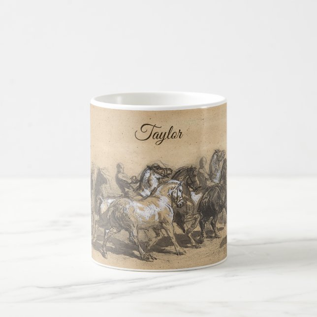 Personalized Horse Fair – Rosa Bonheur Coffee Mug (Center)