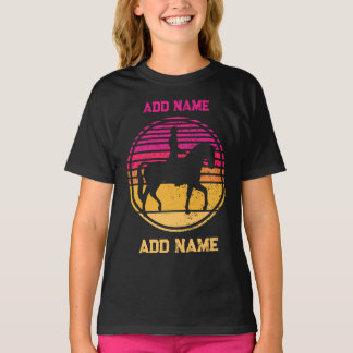 Personalized Horse Riding T-Shirt
