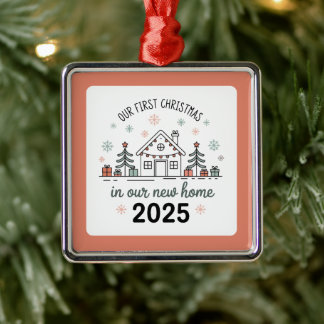 Personalized Housewarming Keepsake Metal Tree Decoration