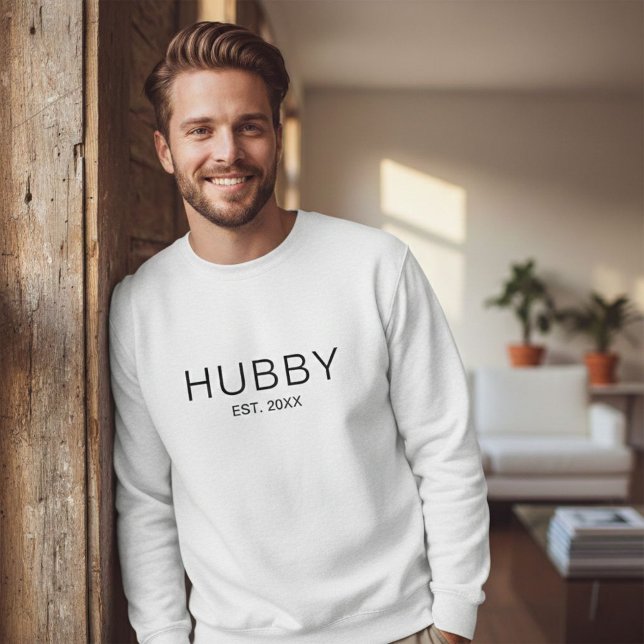 Personalized Hubby Sweatshirt (Creator Uploaded)