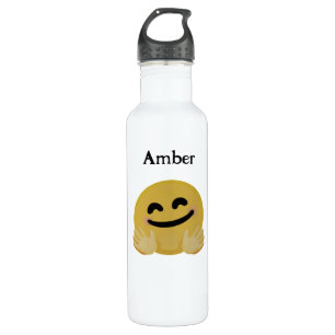 Personalized "Hug Emoji" Stainless Water Bottle