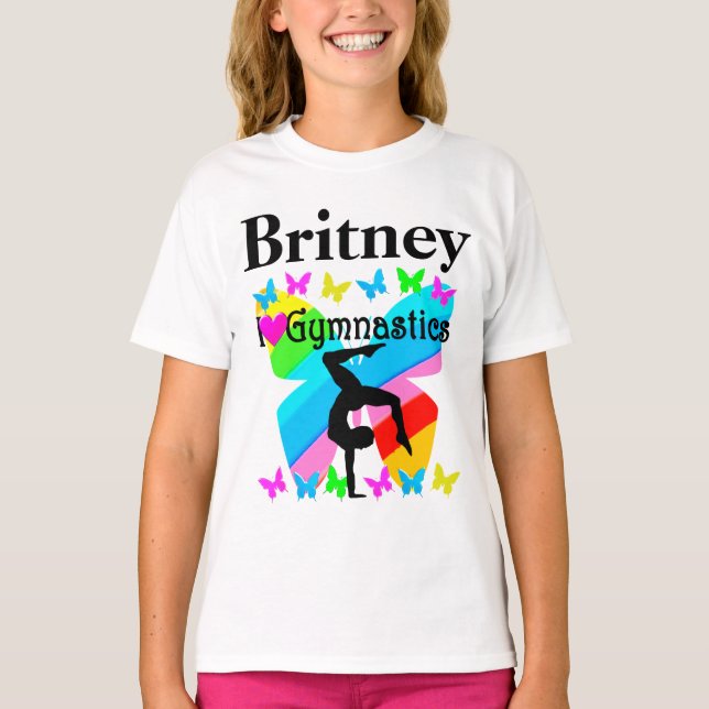 PERSONALIZED I LOVE GYMNASTICS TANK TOP (Front)