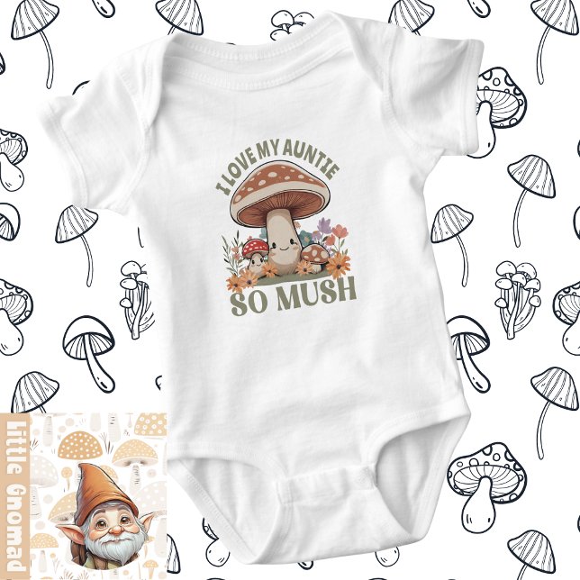Personalized-I Love My (Your Title) So Mush Baby Bodysuit (Little Gnomad Personalized-I Love My (Your Title) So Mush Baby Bodysuit)