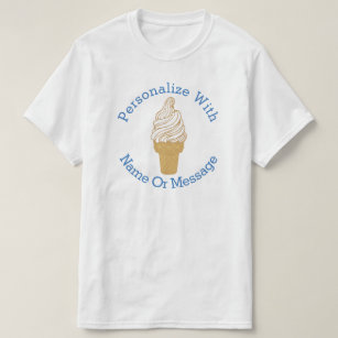 PERSONALIZED Ice Cream Cone T-Shirt