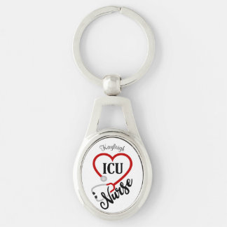 Personalized ICU Nurse Key Ring