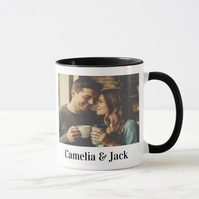 Personalized Image and text  Mug (Right)