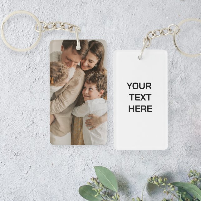 Personalized image keychain, Personalized text  Key Ring (Creator Uploaded)